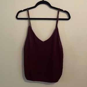 Kendall & Kylie Maroon Tank Top